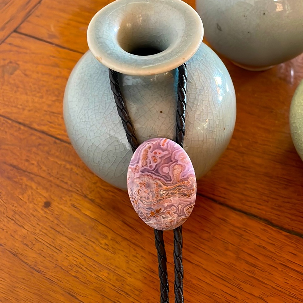 Rhodonite lariat